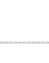 Charger l&#39;image dans la galerie, Chaîne Maille Forçat Diamanté 1.45 mm - Or Blanc 750‰
