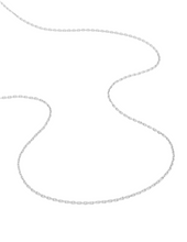Charger l&#39;image dans la galerie, Chaîne Maille Forçat Diamanté 1.45 mm - Or Blanc 750‰
