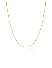 Charger l&#39;image dans la galerie, Chaîne Maille Forçat Diamantée 0.70 mm - Or Jaune 750‰
