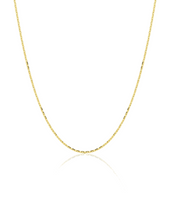 Charger l&#39;image dans la galerie, Chaîne Maille Forçat Diamantée 0.97 mm - Or Jaune 750‰
