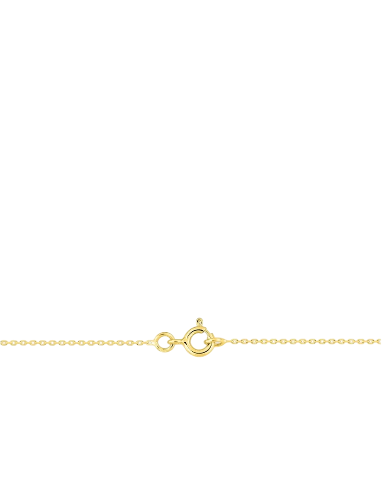 Chaîne Maille Forçat Diamantée 0.97 mm - Or Jaune 750‰