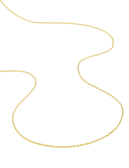 Chaîne Maille Forçat Diamantée 1.15 mm - Or Jaune 750‰