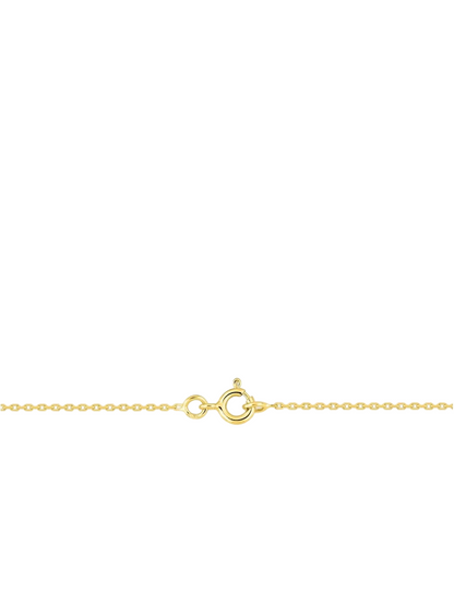 Chaîne Maille Forçat Diamantée 1.15 mm - Or Jaune 750‰