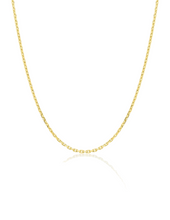 Charger l&#39;image dans la galerie, Chaîne Maille Forçat Diamantée 1.28 mm - Or Jaune 750‰
