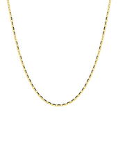 Charger l&#39;image dans la galerie, Chaîne Maille Forçat Diamantée 1.45 mm - Or Jaune 750‰

