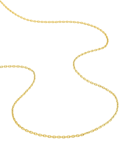 Chaîne Maille Forçat Diamantée 1.60 mm - Or Jaune 750‰
