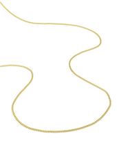 Charger l&#39;image dans la galerie, Chaîne Maille Gourmette Diamantée 1.35 mm - Or Jaune 750‰
