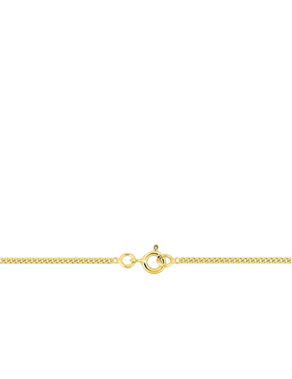 Chaîne Maille Gourmette Diamantée 1.62 mm - Or Jaune 750‰