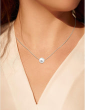 Charger l&#39;image dans la galerie, Collier Perle de Culture 8 mm - Or Blanc 375‰
