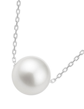Charger l&#39;image dans la galerie, Collier Perle de Culture 8 mm - Or Blanc 375‰
