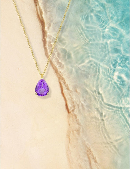 Collier Améthyste - Or Jaune 375‰