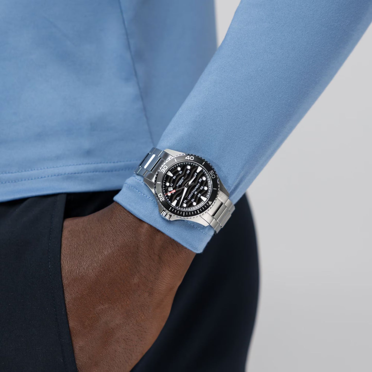 Khaki Navy Scuba Auto 40 mm - HAMILTON