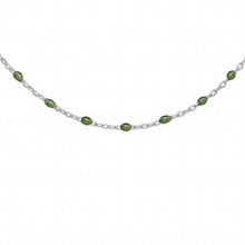 Charger l&#39;image dans la galerie, Collier Résine Verte - Argent 925‰
