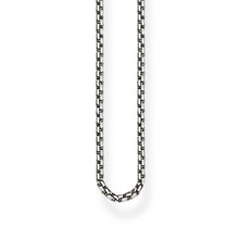 Charger l&#39;image dans la galerie, Chaîne Maille Venitienne Noircie 1 mm THOMAS SABO - Argent 925‰
