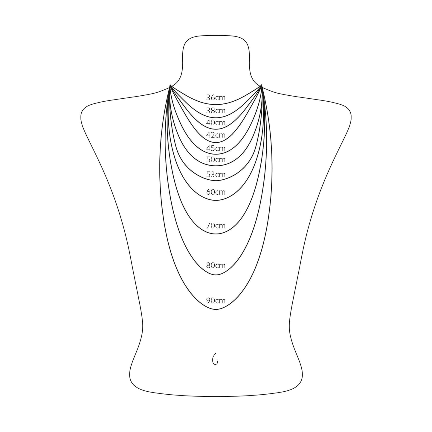Chaîne Maille Venitienne Noircie 2 mm THOMAS SABO - Argent 925‰